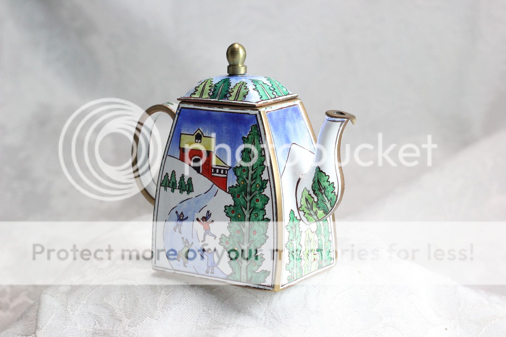 Kelvin Chen Enamel/Enamelware Mini/Miniature Teapot/Tea Pot 1999 357