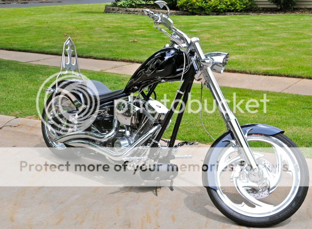 Custom Sissy Bar from Eric at Choppin Steel Kick ASS! Big Dog