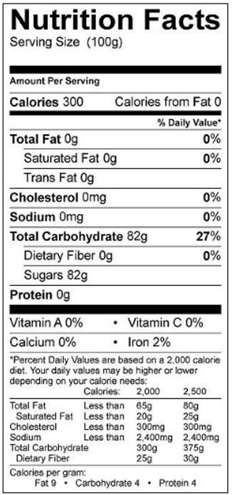 Granulates Honey Nut Info